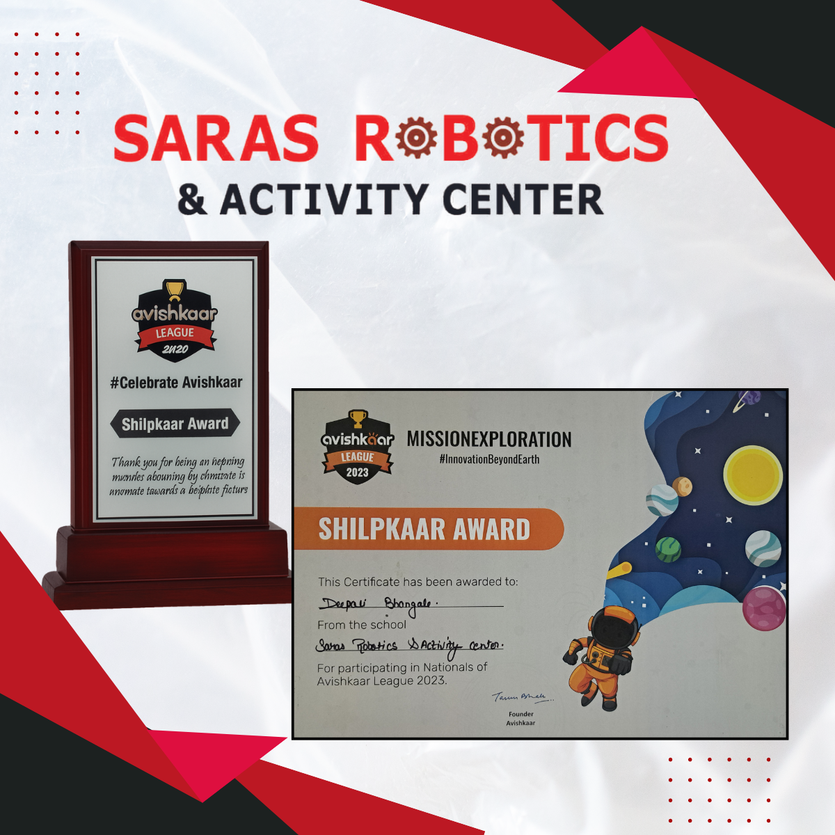 Shilpakar Award at IRC League